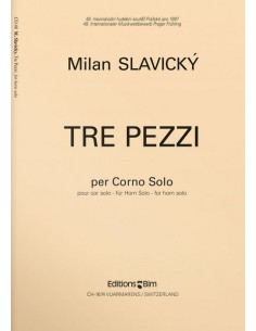 SLAVICKY M.-Tre Pezzi para Trompa