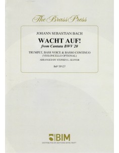 BACH J.S.-Wachet Auf (Cantata nº 140) para Trompeta, Voz Baja y B.C.