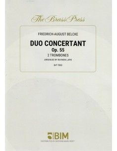 BELCKE F.A.-Duo Concertante Op.55 para 2 Trombones