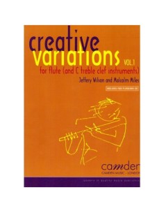 MILES & WILSON-Creative Variations Vol.1 para Flauta y Piano (Inc.CD)
