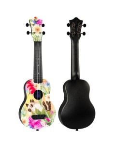 Ukelele Soprano Flight UTS-42 Ultra Travel Series Summer Cat 2