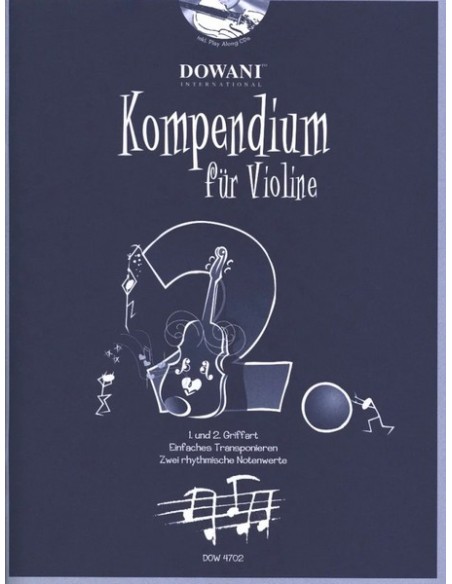 HOFER J.-Compendium pour Violon 2 (Intermediate Level) (Inc.CD)