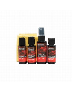 Limpieza y Mantenimiento Instrument Care Essentials D'Addario (Restore, Protect, Shine, Hydrate, Clo