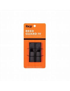 Guardacañas Capacidad 4 Cañas Clarinete o Saxofon Alto Reed Gard IV Rico RGRD4ASCL