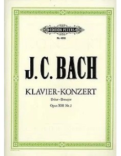 BACH J.C.-Concierto en Re Mayor Op.13 nº 2 para 2 Pianos a 4 manos (Landshoff)
