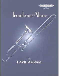 AMRAM D.-Trombone Alone for Trombone