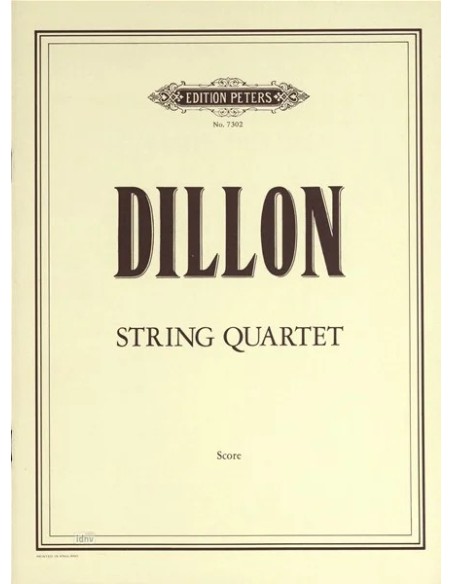 DILLON J.-Quartett Nr. 1 für Streichquartett
