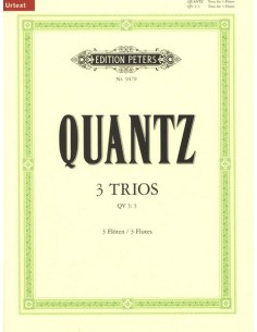 QUANTZ J.J.-Trios (3) para 3 Flautas (Urtext)