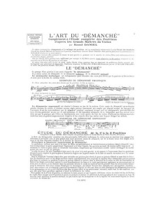 DANIEL R.-L'Art du Demanche for Violin 2