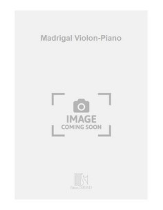 AUBERT J.-Madrigale per violino e pianoforte