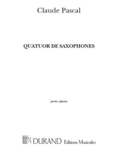 PASCAL C.-Cuarteto para 4 Saxofones (Partes)