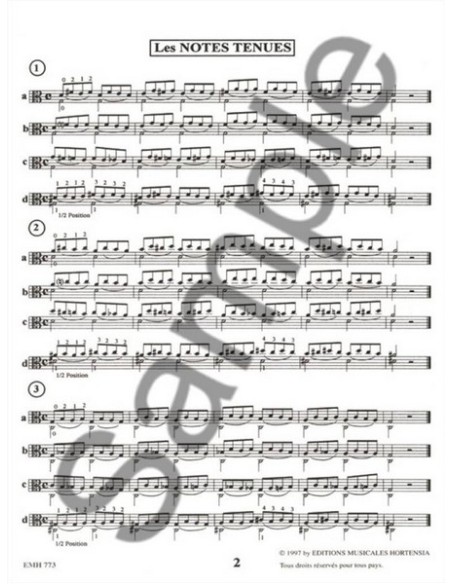 BIME & APPARAILLY-Complete Method of Double Cords for Viola
