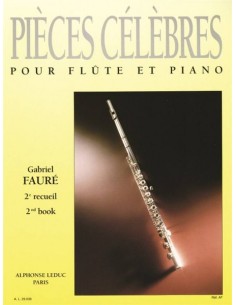 FAURE G.-Famous Pieces 2nd per flauto e pianoforte