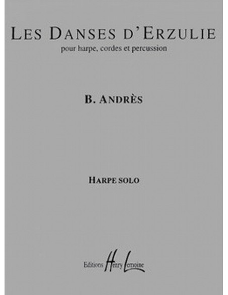 ANDRES B.-Danses d'Erzulie für Harfe