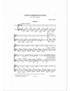 AZUMA C.-Pezzi in ottone (3) per violino e chitarra 2