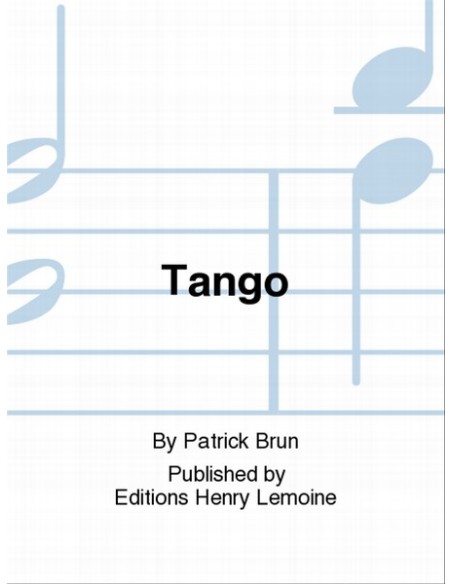 BRUN P.-Tango für Gitarre
