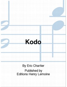 CHARTIER E.-Kodo pour 4 percussionnistes