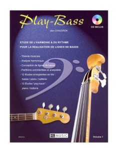 CHAUDRON J.-Play Bass Vol.1 para Bajo Electrico (Inc.CD)