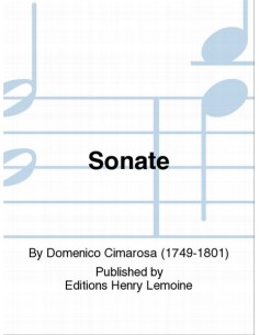 CIMAROSA D.-Sonata per chitarra (Boels)