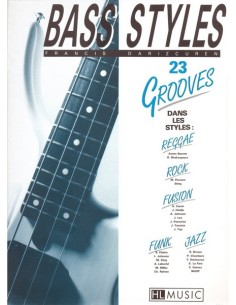 DARIZCUREN F.-Bass Styles: 23 Grooves para Bajo Electrico