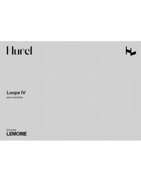 HUREL P.-Loops IV pour marimba