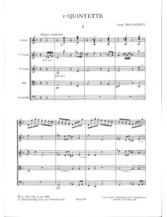 BOCCHERINI L.-Quintetos (6) con Guitarra (Partitura) (Gerard) (Le Pupitre) 2