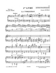 DUPHLY J.-Piezas 2º para Clavecin (Petit) 2