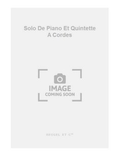 FRANCK C.-Solo Piano with String Quintet Accompaniment "D"