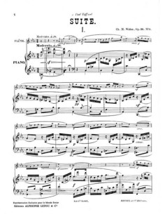 WIDOR C.M.-Suite Op.34 pour flûte et piano 2
