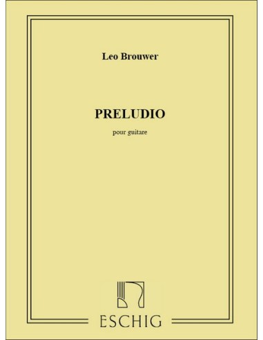 BROUWER L.-Prelude per chitarra