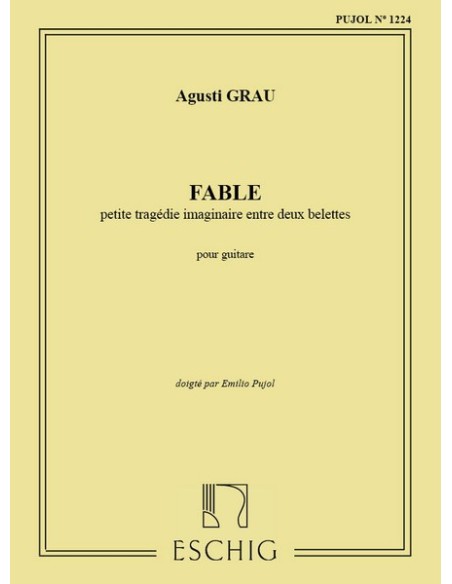 GRAU A.-Favola per chitarra (Pujol)