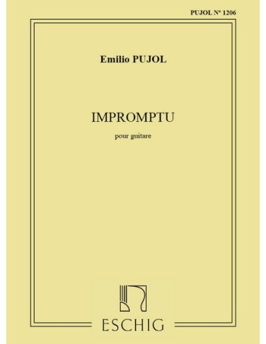 PUJOL E.-Impromptu per chitarra