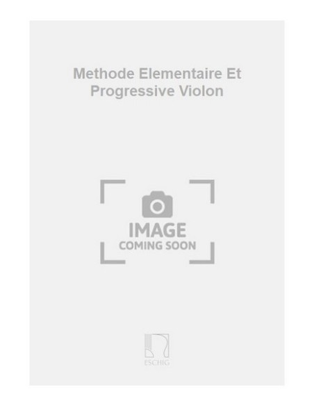 ZIGHERA L.-Methode Elementaire et Progressive para Violin