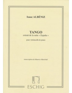 ALBENIZ I.-Tango Op.165 nº 2 para Violoncello y Piano (Marechal) 2