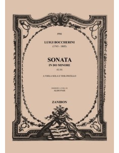BOCCHERINI L.-Sonata in do minore per viola e violoncello