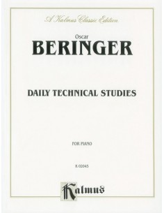 BERINGER O.-Daily Technical Studies para Piano