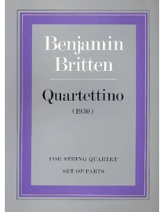 BRITTEN B.-Quartetto per quartetto d'archi (parti)