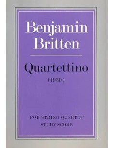BRITTEN B.-Quartetino für Streichquartett (Partitur)