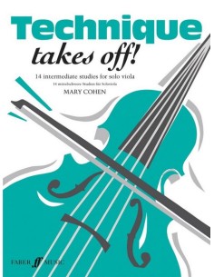 COHEN M.-Technique Takes Off (14 Intermediate Studies) para Viola
