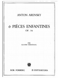ARENSKY A.S.-Piezas Infantiles Op.34 para Piano a 4 manos