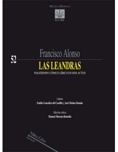 ALONSO F.-Las leandras (Zarzuela) para Orquesta (Partitura Director) (Moreno Buendia)