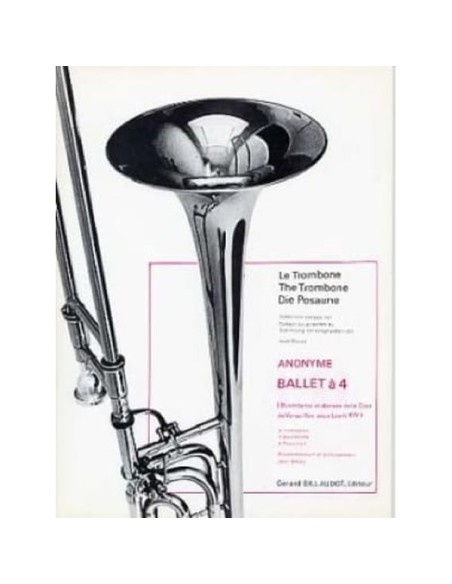 ANONIMO-Ballet a Quatre para 4 Trombones (Douay)