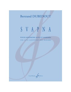 DUBEDOUT B.-Svapna para Saxofon y Percusion