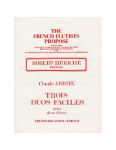 ARRIEU C.-Duos Faciles (3) para 2 Flautas