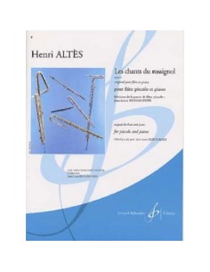 ALTES J.H.-Les Chants du Rossignol Op.11 para Flautin y Piano