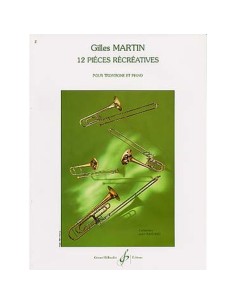MARTIN G.-Pieces Recreatives (12) para Trombon Alto y Piano