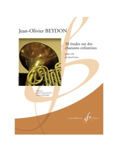 BEYDON J.O.-Etudes (30) sur des chansons enfantines para Trompa