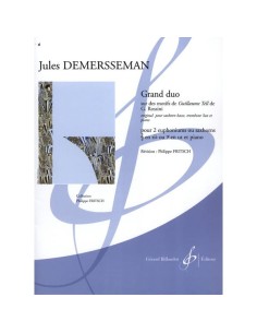 DEMERSSEMAN J.-Grand Duo sur les motifs de Guillaume Tell de Rossini para Bombardino y Piano
