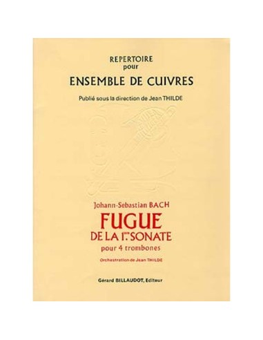 BACH J.S.-Fuga de la Sonata nº 1 para 4 Trombones (Thilde)