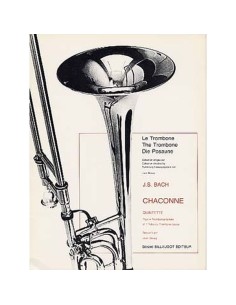 BACH J.S.-Chaconne pour 5 trombones (Douay)